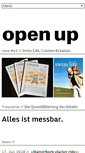 Mobile Screenshot of open-up.ch